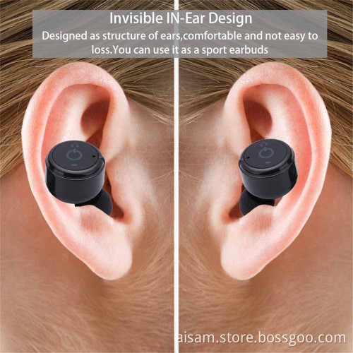 Sweatproof True Wireless Earphone Stereo Music Headsets
